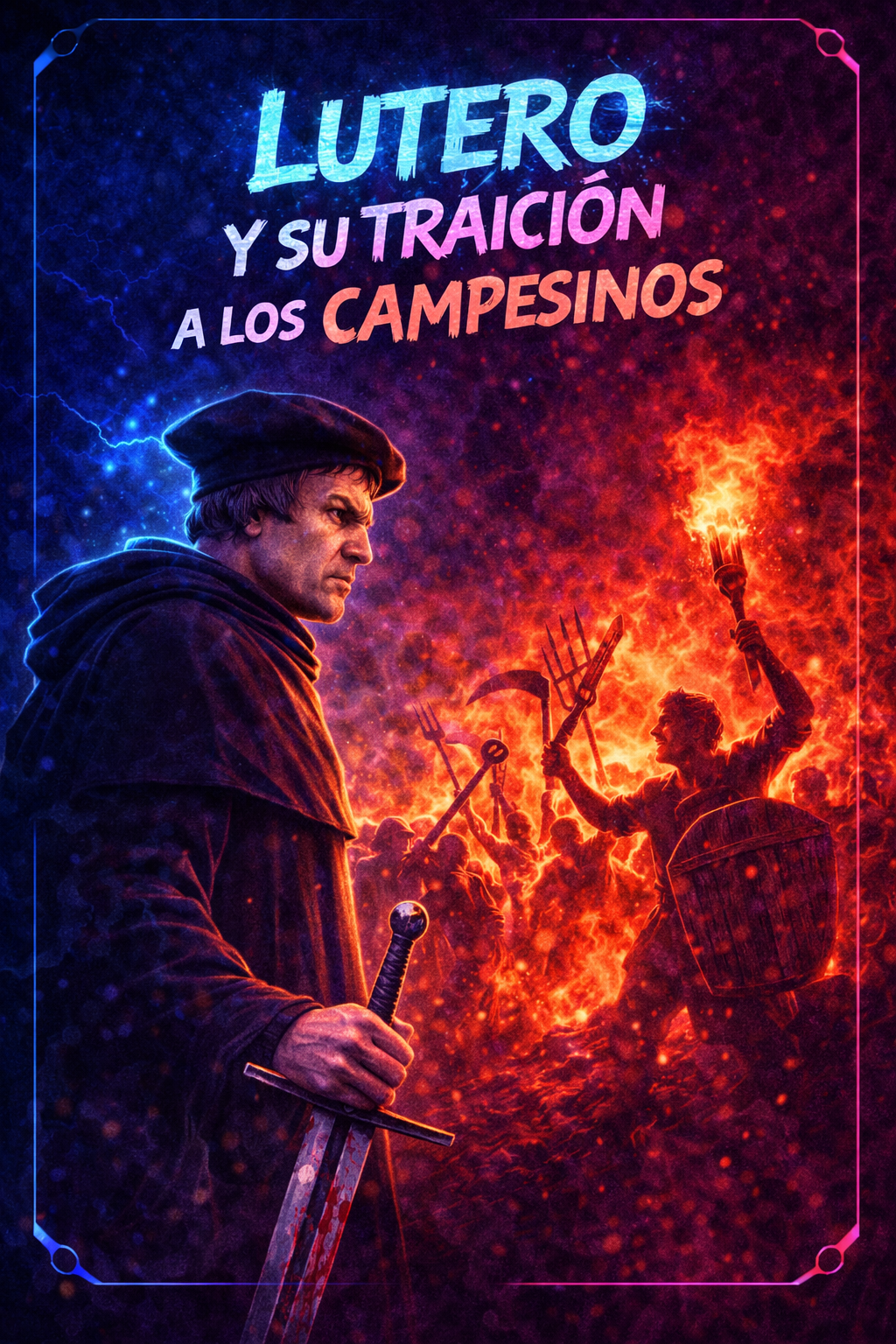 Portada de Lutero y su “traición” a los campesinos, cuando “ordeno su genocidio”. Refutación al Libro “La inquisición: un tribunal de misericordia.