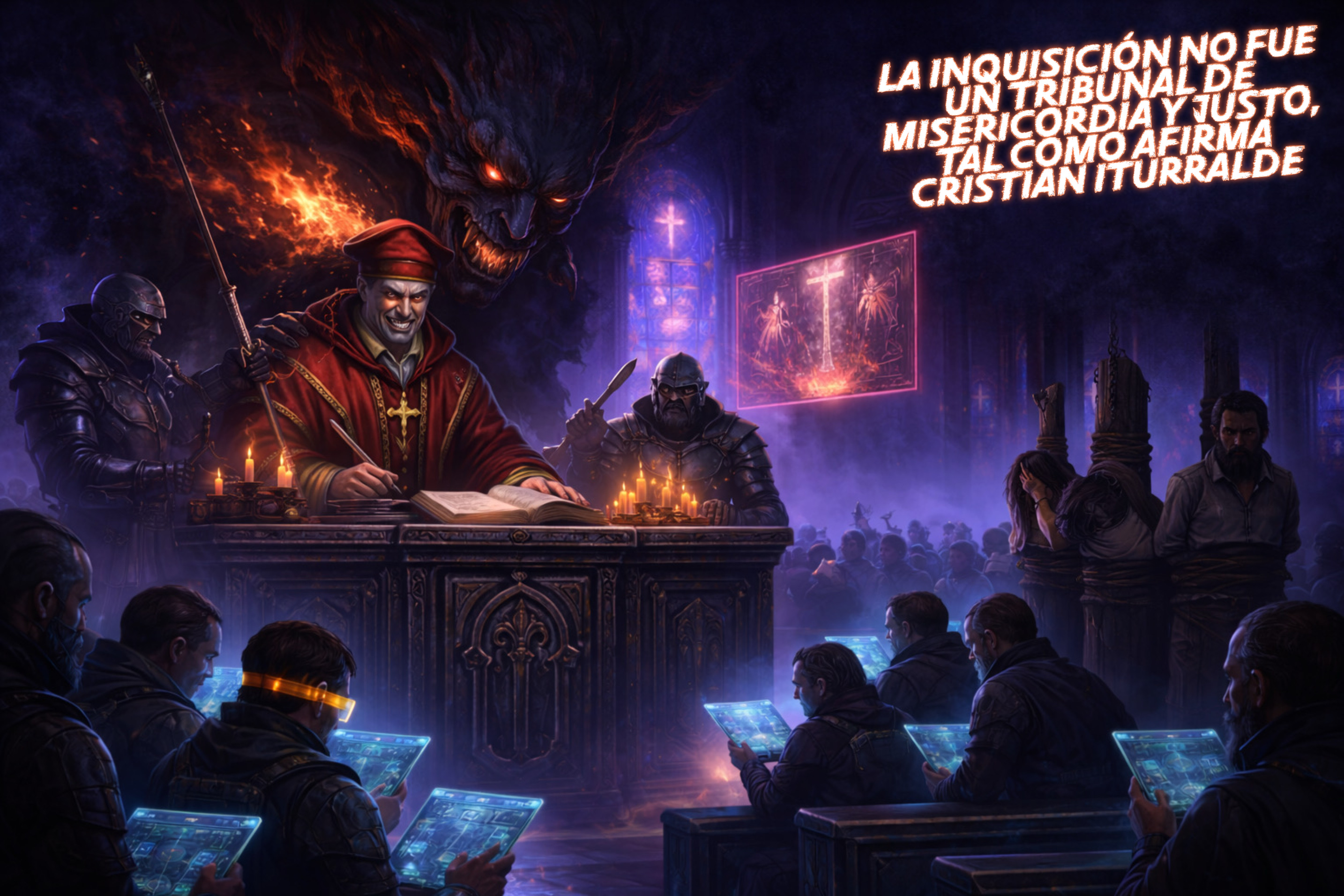 Portada de La Inquisición no fue un tribunal de Misericordia y justo, tal como afirma Cristian Iturralde